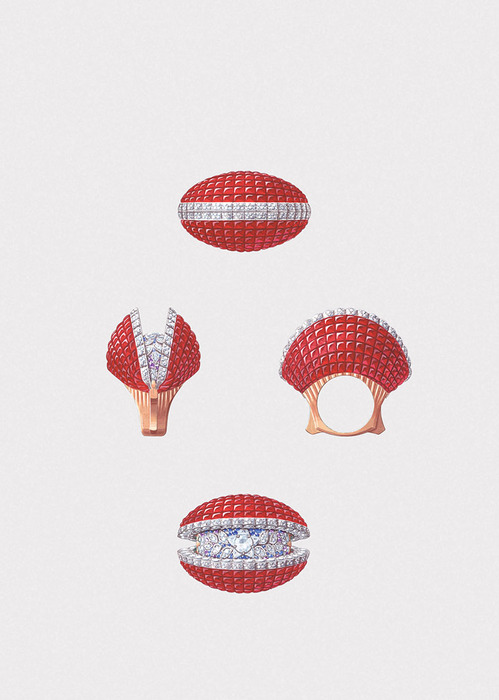 Van Cleef & Arpels Seven Seas 系列高級珠寶。